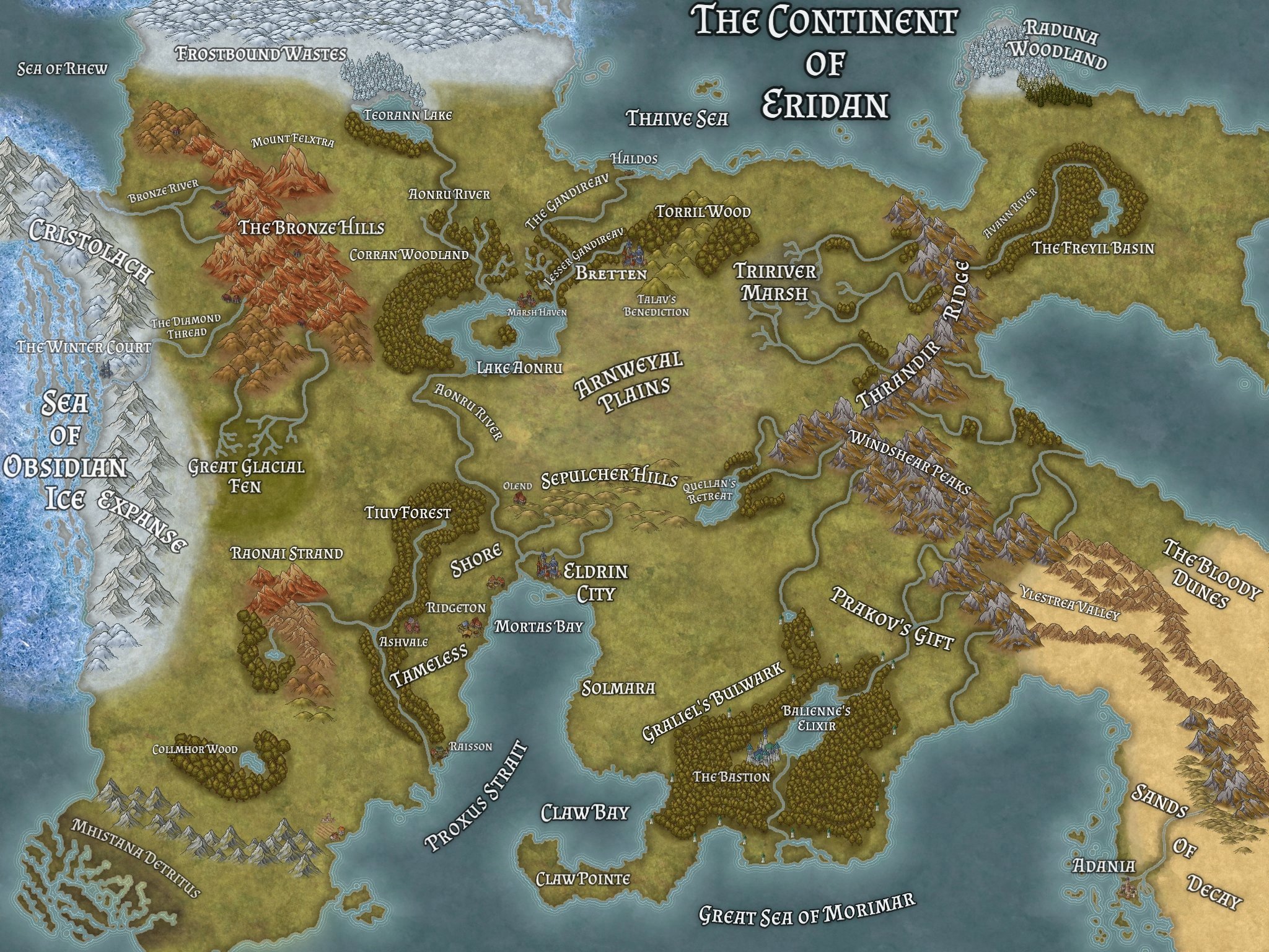 Map of Eridan